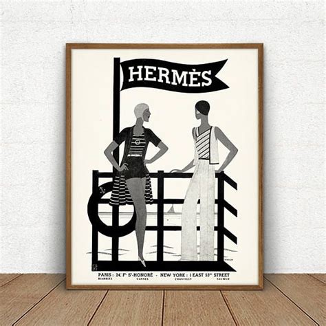 vintage hermes poster|hermes art print.